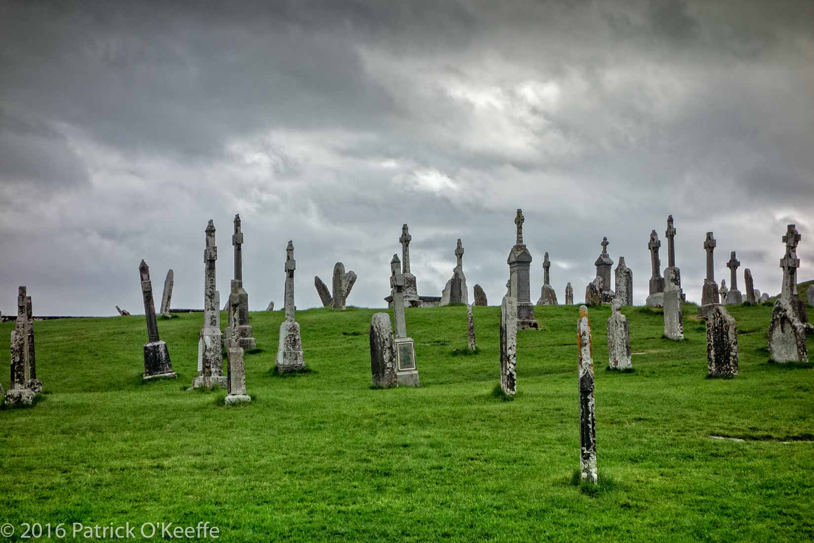 Graveyard in Clonmacnoise